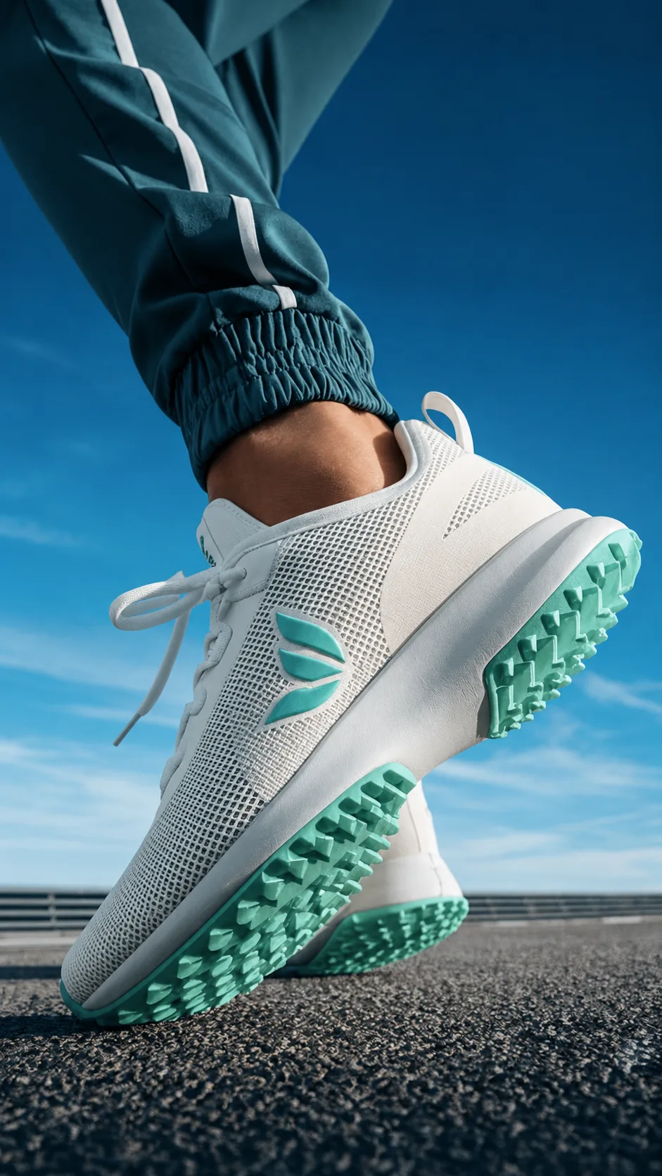 AI sport-shoe advertising still — campaign creative, Filmatix studio