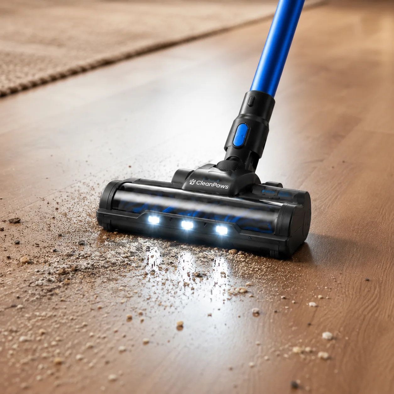 CleanPaws vacuum cleaning sofa with handheld attachment