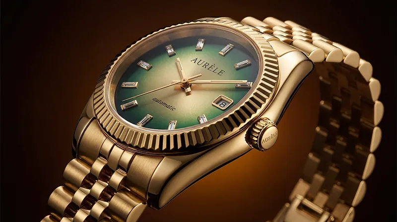 AI luxury watch advertising still — campaign-ready commercial frame by Filmatix